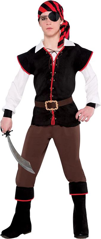 Photo 1 of Amscan 843613 Rebel Of The Sea Pirate Costume, Children XL Size, 1 Piece
