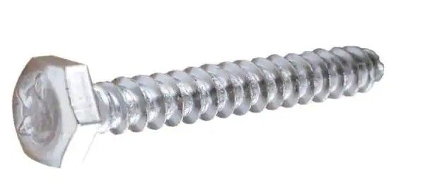 Photo 1 of 1/4 in. x 1-1/4 in. Hex Zinc Plated Lag Screw (100-Pack)
