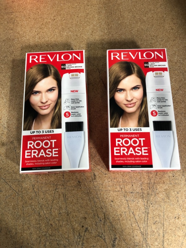 Photo 2 of 2 of- Revlon Root Erase Permanent Hair Color at Home Touchup Dye