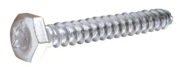 Photo 1 of 1/4 in. x 1-1/4 in. Hex Zinc Plated Lag Screw (100-Pack)
