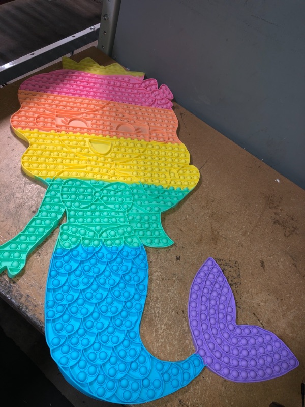 Photo 2 of Biggest pop in The World, Jumbo pop 1048 Bubbles, 1048 Jumbo pop Mermaid in King,Huge pop Fidget Toy 1000 Bubbles, Autism Special Needs Stress Reliever Anxiety Relief Huge Toy.
