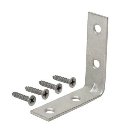 Photo 1 of 5 PACK: Everbilt
2 in. Galvanized Corner Brace (4-Pack)