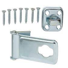 Photo 1 of 10 PACK**
4-1/2 in. Zinc-Plated Latch Post Safety Hasp