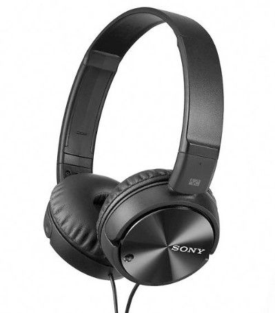 Photo 1 of Sony Noise Canceling On-Ear Wired Headphones (MDRZX110NC)

