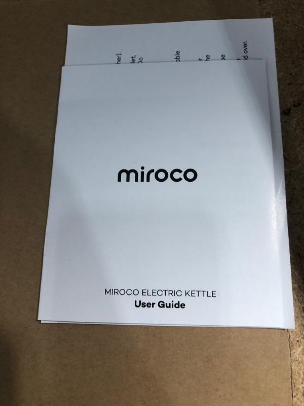 Photo 2 of Miroco 1.7 qt. Stainless Steel Electric Tea Kettle (Part number: MI-EK001)
