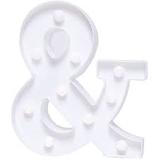 Photo 1 of 2-pack
mudder led letters white symbol style