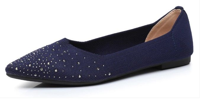Photo 1 of Women's Dextrous Rhinestone Flat Shoe SIZE 7
