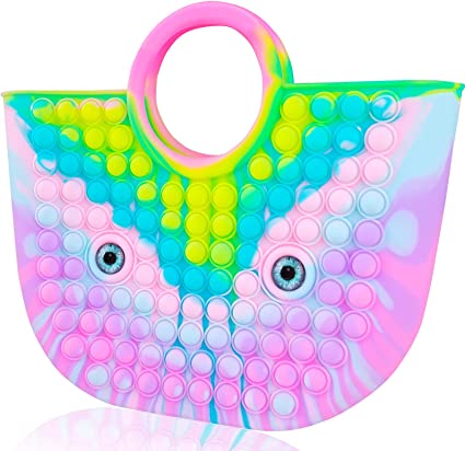 Photo 1 of Genovega Jumbo Pop Poppers Tote Bag Pop Sensory Handbags, Big Size Push Bubble Women's Bags, Huge Large Mega Giant Push Pop Bubble Handbag for Girls Women Kids
