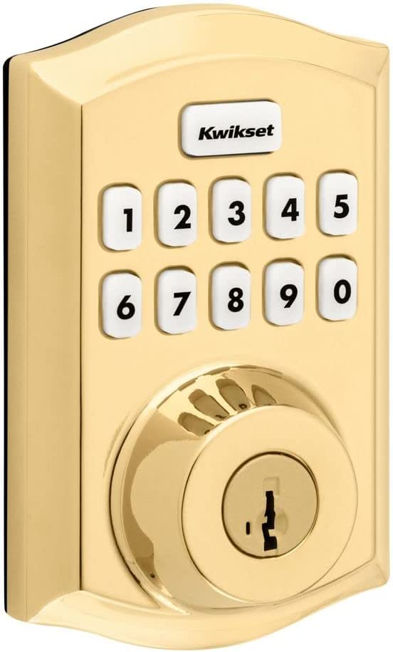 Photo 1 of *USED* Kwikset Home Connect 620 Keypad Connected Smart Lock with Z-Wave Technology Featuring SmartKey Security in Lifetime Polished Brass