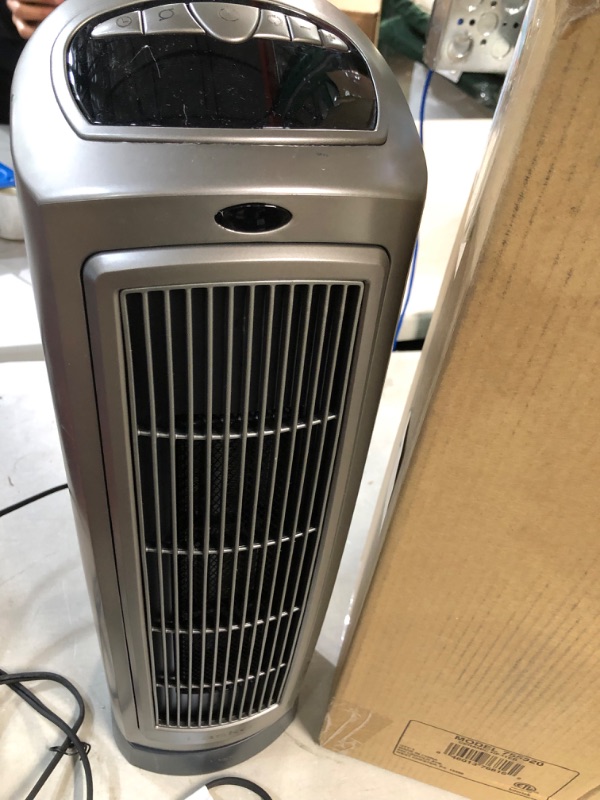 Photo 2 of Lasko 1500W Digital Ceramic Space Heater, 755320, Silver