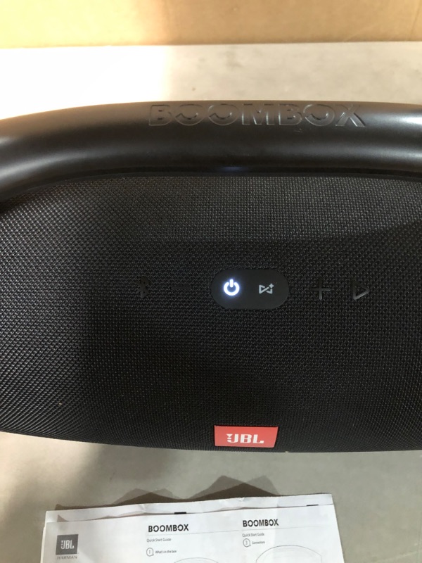 Photo 5 of **SEE NOTES**
JBL Boombox - Waterproof Portable Bluetooth Speaker - Black