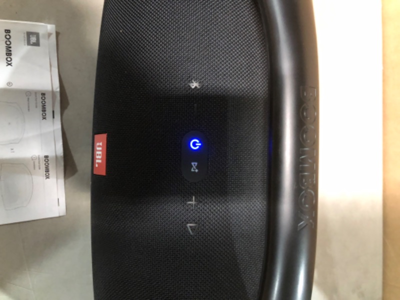 Photo 6 of **SEE NOTES**
JBL Boombox - Waterproof Portable Bluetooth Speaker - Black
