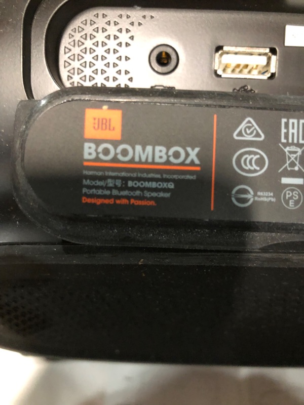 Photo 8 of **SEE NOTES**
JBL Boombox - Waterproof Portable Bluetooth Speaker - Black