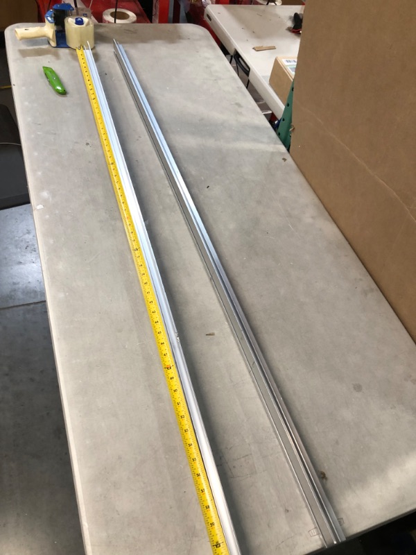 Photo 1 of **used**general Aluminum rail 63 inches -2 pack 