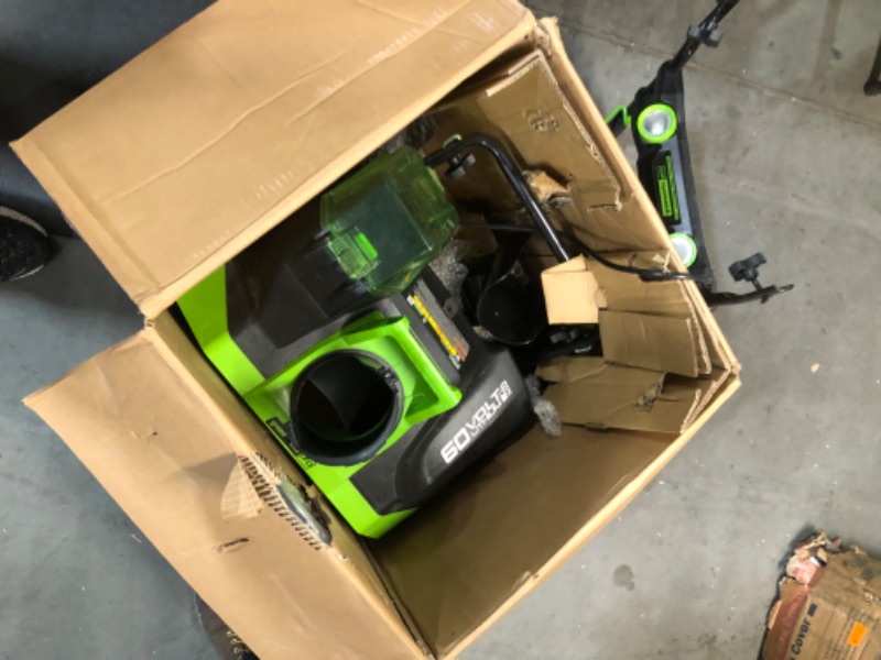 Photo 2 of **unable to test** Greenworks 2601102 DigiPro Gmax 40V 20 in. Cordless Lithium-Ion Snow Thrower 