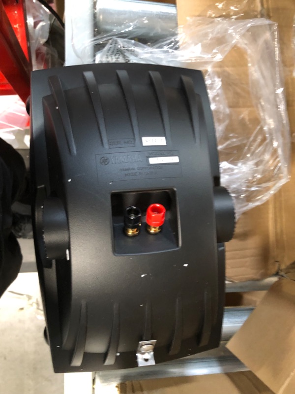 Photo 1 of *ONE SPEAKER BLOWN/SEE NOTES** Yamaha NS-AW350B All-Weather 2-Way Speakers - Black (Pair) 2 