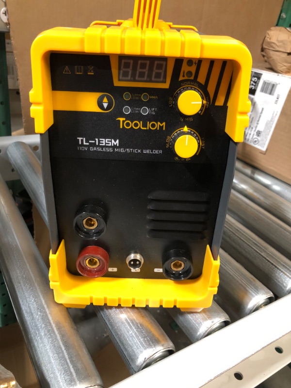 Photo 6 of *USED*TOOLIOM 135A Flux Core Welder MIG Welder 110V Flux MIG/Lift TIG/Stick 3-in-1 Welding Machine IGBT DC Inverter