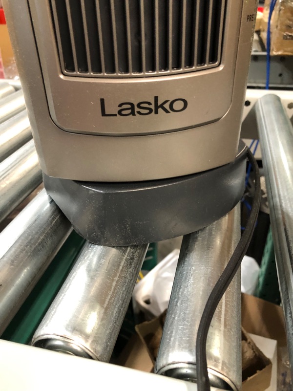 Photo 2 of *USED/SEE NOTES* Lasko Oscillating Digital Ceramic Tower Heater with Adjustable Thermostat, 23 Inches, 1500W, Silver