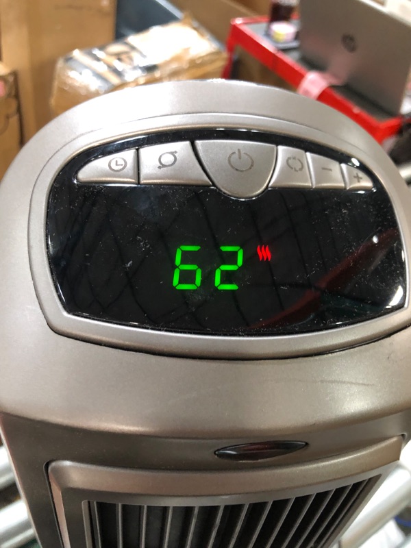 Photo 1 of *USED/SEE NOTES* Lasko Oscillating Digital Ceramic Tower Heater with Adjustable Thermostat, 23 Inches, 1500W, Silver
