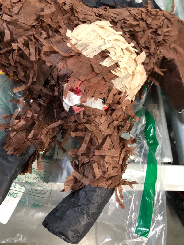 Photo 1 of 3D Horse Pinata Party Game, Decoration and Photo Prop - Brown/Tan