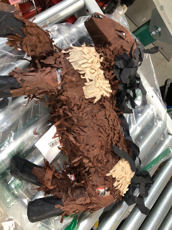 Photo 1 of 3D Horse Pinata Party Game, Decoration and Photo Prop - Brown/Tan