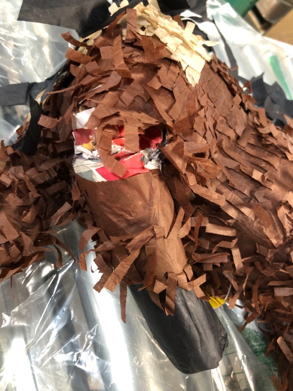 Photo 1 of 3D Horse Pinata Party Game, Decoration and Photo Prop - Brown/Tan