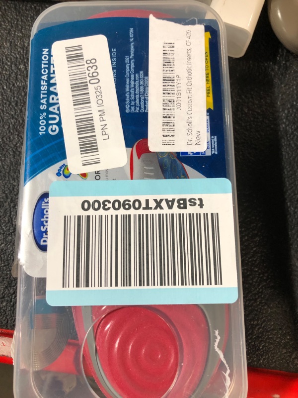 Photo 3 of Dr. Scholl's Custom Fit Orthotic Inserts, CF 420 Red 1 Count (Pack of 1)