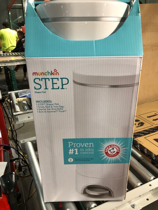 Photo 2 of *NEW* Munchkin Step Diaper Pail Powered by Arm & Hammer