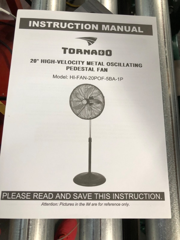 Photo 1 of *NEW* Tornado - 20 Inch Heavy Duty Industrial Pedestal Stand Fan