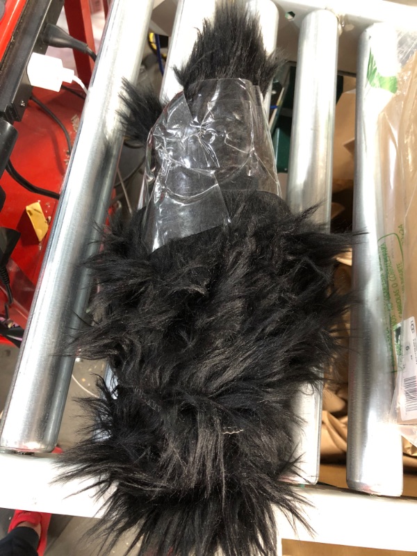 Photo 1 of *USED/SEE NOTES* Rainlin Ultra Soft Fluffy Faux Fur Sheepskin Rugs for Bedroom Living Room Black 2x3 Feet 