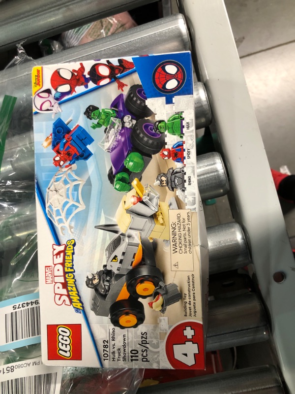 Photo 2 of *NEW/SEE NOTES* LEGO Spidey Hulk vs. Rhino Truck Showdown 10782 Building Set