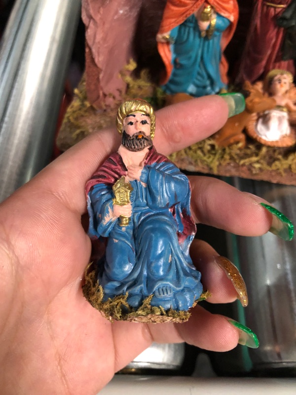 Photo 3 of *USED/SEE NOTES* foci cozi Christmas Nativity Figurine - Nativity Scene