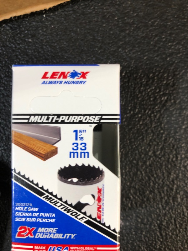 Photo 2 of *NEW* Lenox Tools - 3002121L LENOX Tools Bi-Metal Speed Slot Hole Saw 1-5/16-Inch