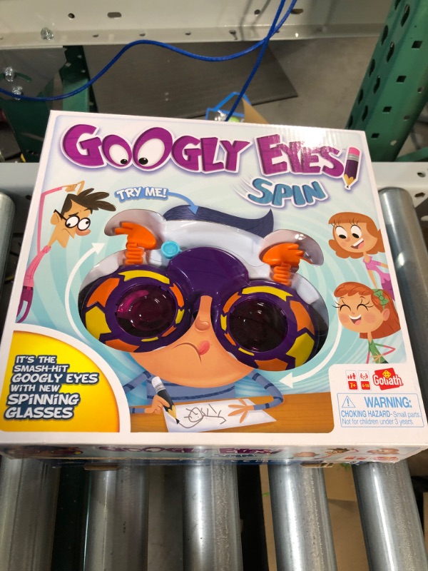 Photo 2 of Googly Eyes Spin - The Classic Googly Eyes Family Drawing Game with Crazy, Vision-Altering Spinning Glasses by Goliath, Multi Color