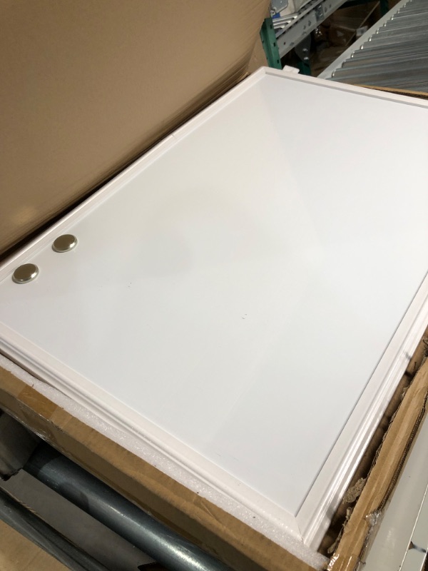 Photo 2 of U Brands Magnetic Dry Erase Board, 20 x 30 Inches, White Wood Frame (2071U00-01) 20'' x 30''