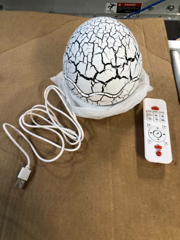 Photo 2 of Crack Dragon Egg Projection Light Dinosaur Egg Bluetooth 