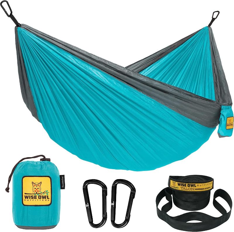 Photo 1 of Wise Owl Outfitters Camping Hammock w/Tree Straps