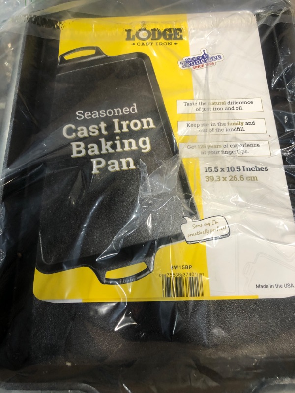 Photo 1 of 15.5"x10.5" Cast Iron Baking Pan