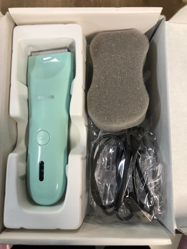 Photo 1 of BAISTOM Baby Hair Clippers, Green
