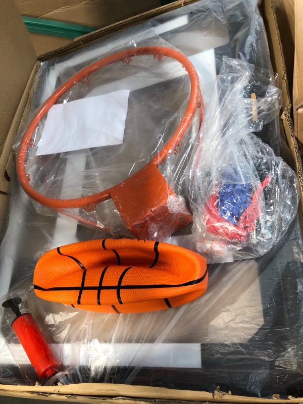 Photo 1 of *SEE INFO* Cyfie Over The Door Basketball Hoop Sets, 32’’x 23“ Large Indoor Basketball Games 