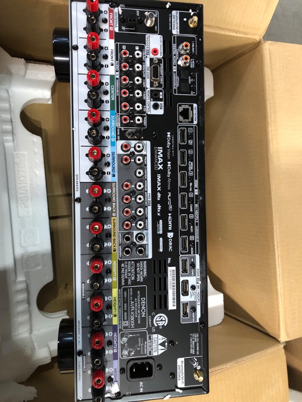 Photo 1 of *PARTS ONLY, SEE NOTES*
Denon AVR-X3800H 9.4-Ch Receiver (2022 Model) 