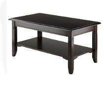 Photo 3 of **NEW** Winsome Wood Nolan Occasional Table, Cappuccino & Xola Media/Entertainment 