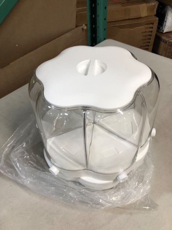 Photo 2 of **NEW**XIYAO 28lb Rice and Grain Storage Container, 360° Rotating Food Dispenser