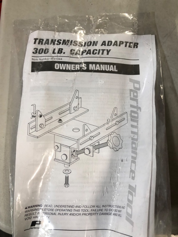 Photo 4 of Performance Tool W41044 Transmission Jack Adapter for Passenger Car and Light Duty Truck Transmissions, 1/2 Ton Other