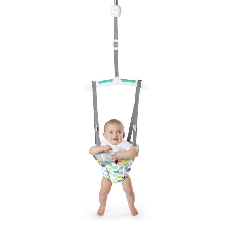 Photo 1 of Bright Starts Bounce 'n Spring Deluxe Door Jumper for Baby with Adjustable Strap, Max Weight 26 lb