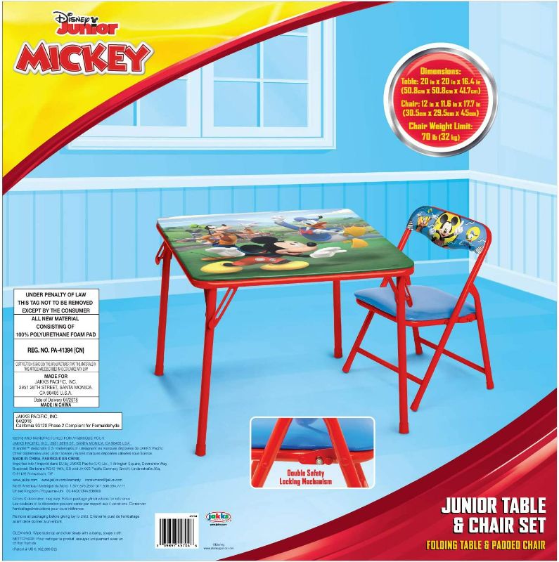 Photo 1 of Disney Junior 45704 Mickey Kids Table & Chair Set, Junior