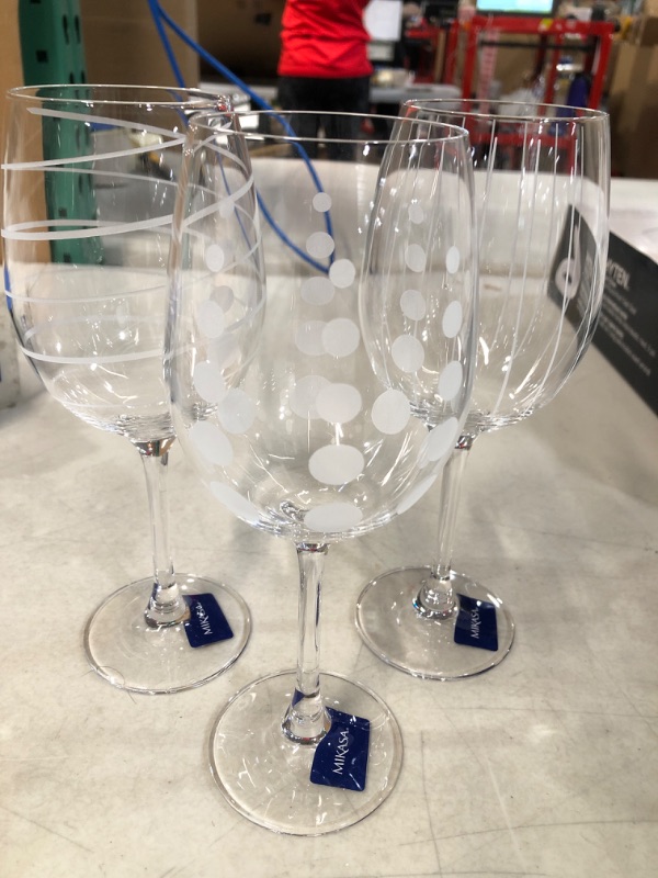 Photo 2 of *BRAND NEW* SEE PICTURES* Mikasa Cheers White Wine Glasses, Clear, 16 oz - 4 count