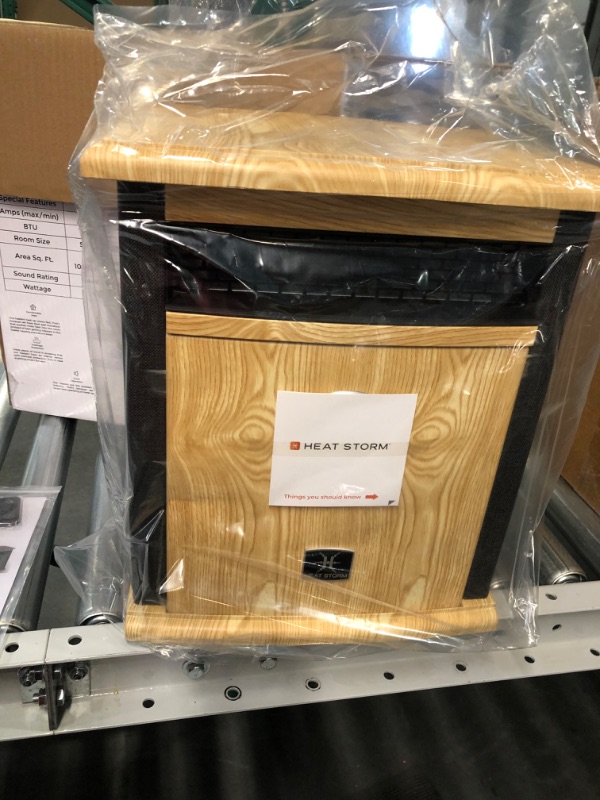 Photo 1 of **SEE NOTES**
Portable Electric Infrared Space Heater, 1500-Watt Cabinet Infrared Quartz Element, Remote Control, Washable Filter
