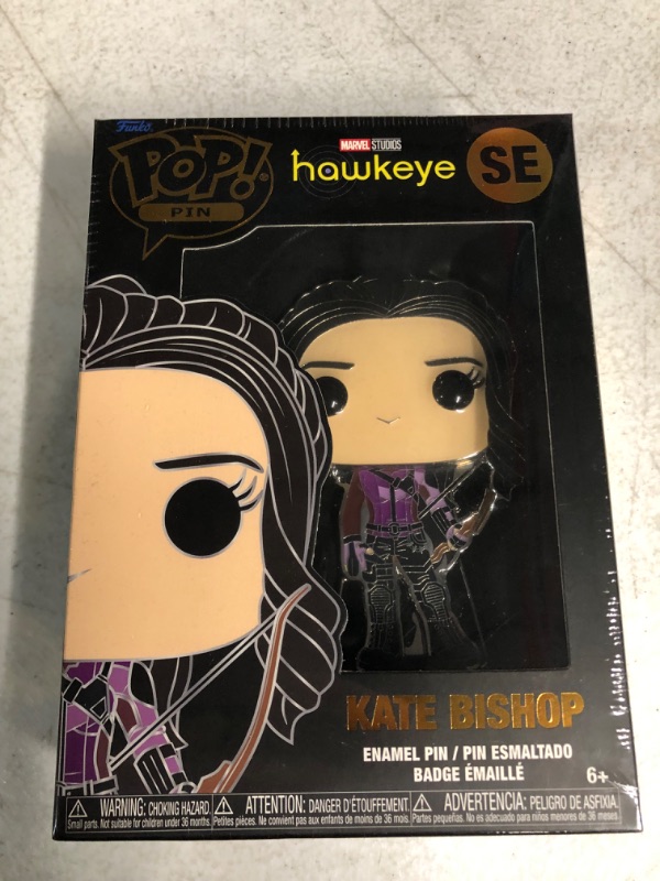 Photo 2 of Funko POP! Marvel: Hawkeye - Kate Bishop Enamel Pin