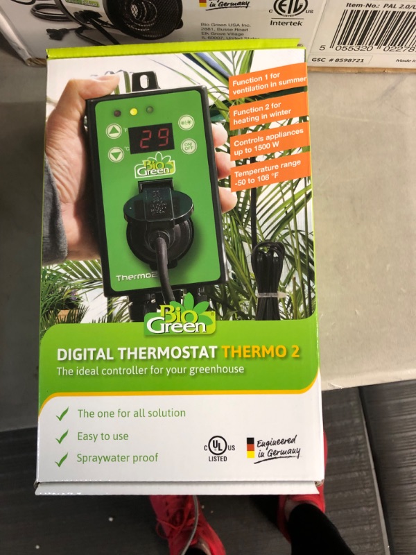 Photo 1 of *USED/SEE NOTES* Bio Green Palma Greenhouse Heater incl. Digital Thermostat